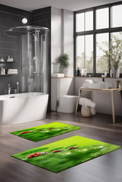 Mijölnir Juego de alfombrillas de baño CT-5134 Multicolor